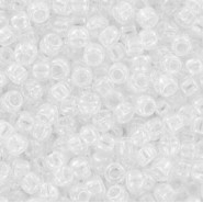 Toho seed beads 8/0 round Transparent-Rainbow Crystal - TR-08-161